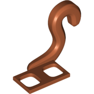 Lego Minifig Hipwear Tail, Monkey / Dark Orange
