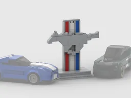Mustang Logo Stand for Speed Champions (horse)