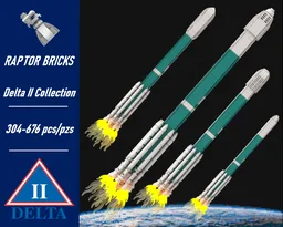 Delta II Collection (at 1:110 scale)