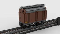 Goods wagon 8-wide - alternate for 10277