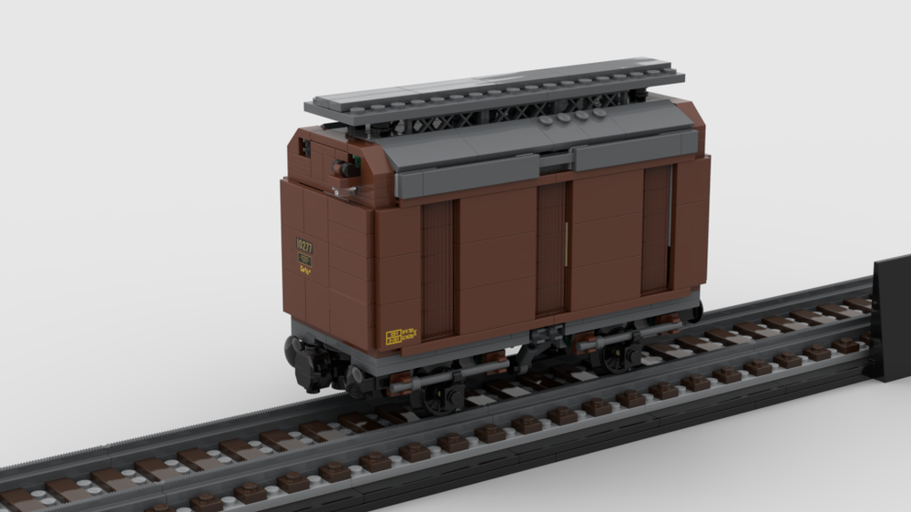 Lego Goods wagon 8-wide - alternate for 10277