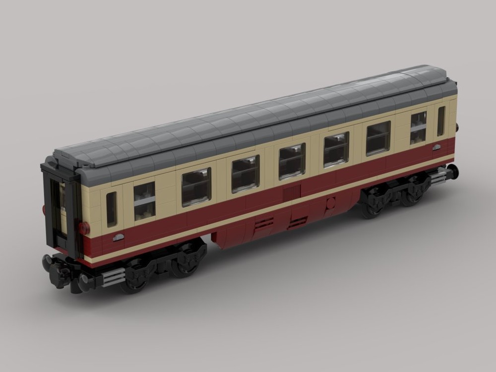 Lego First class TEE/IC wagon series Avmz from the German Federal Railroad
