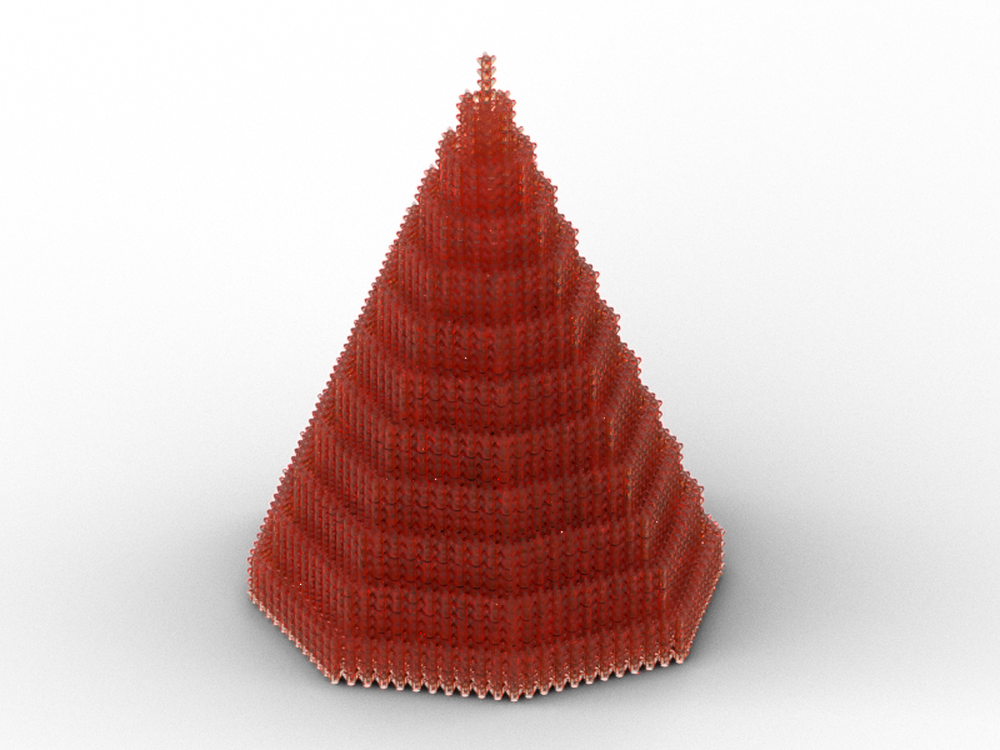 Lego Fire Crystal Tree 12-leveled
