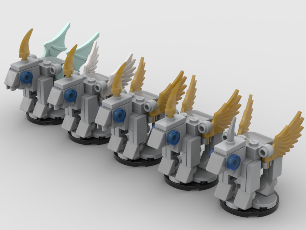 Lego MLP Emperor's Chosen-Grey Knights Founders