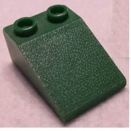 Minitalia Slope 33° 3 x 2 with Bottom X Supports / Green