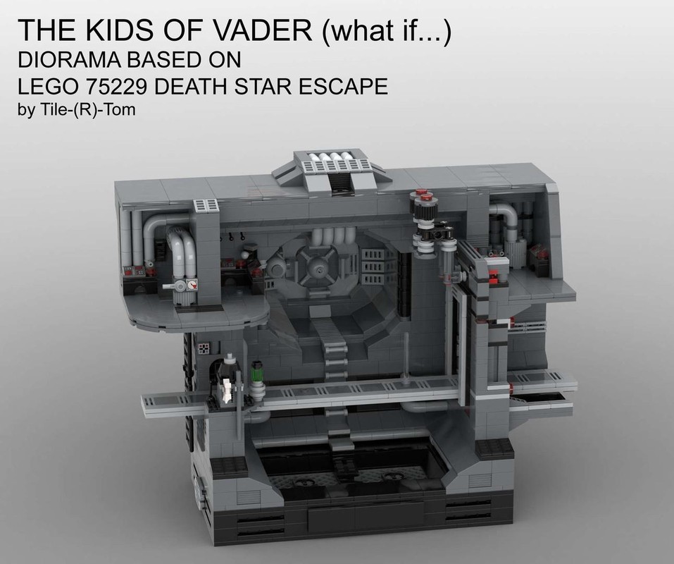 Lego 75229 MOD - The Kids Of Vader Diorama