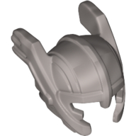 Lego Helmet with Cheek Guards and Wings on Sides (Thor) / Flat Silver