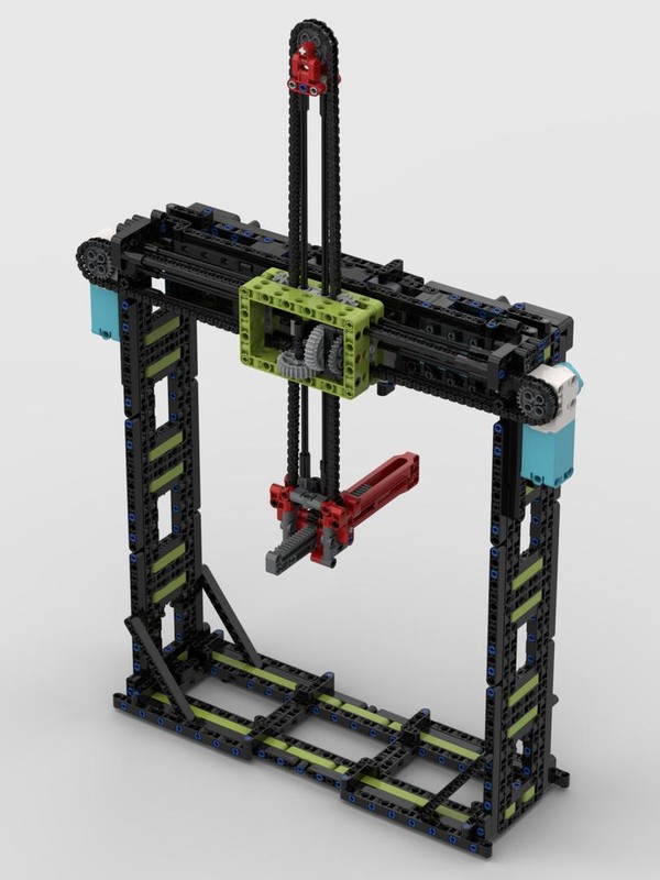 Lego Gantry Robot (T Bot), 3 Degrees of Freedom
