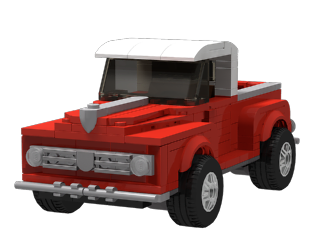 Lego Classic Red Retro Pickup Truck MOC