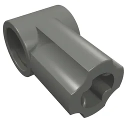 Technic Axle and Pin Connector Angled #1 / Dark Bluish Gray