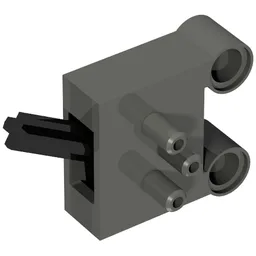 Pneumatic Switch with Pin Holes / Dark Gray