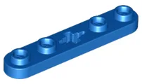 Technic Plate 1 x 5 with Smooth Ends, 4 Studs and Centre Axle Hole