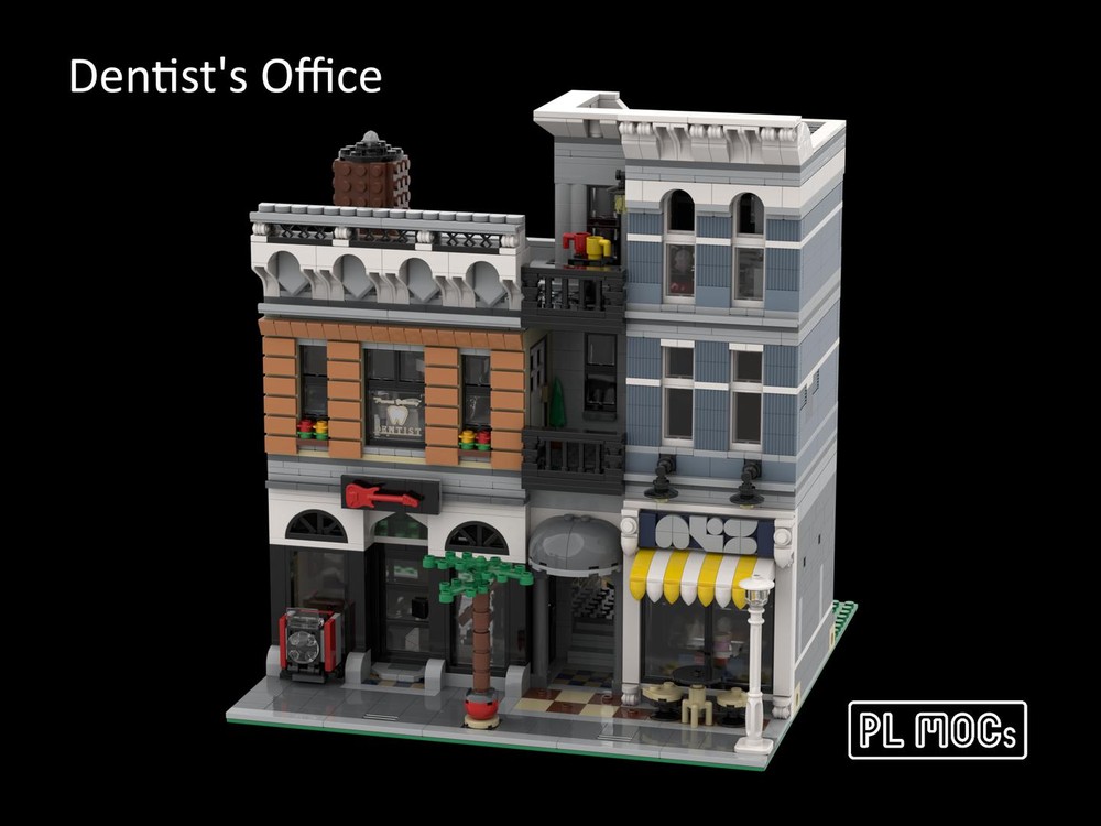 Lego Dentist's Office - 10255 Assembly Square Alternative Build