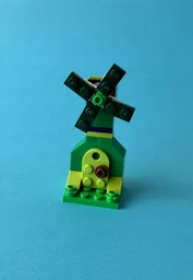 Green Dutch Wind Mill