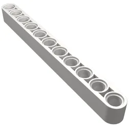 Technic Beam 1 x 11 Thick / Very Light Bluish Gray