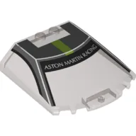 Windscreen 6 x 6 x 1 1/3 with 'ASTON MARTIN RACING' Print