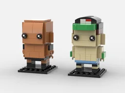 WWE Brickheadz - The Rock and John Cena