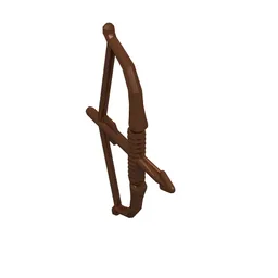 Weapon Bow and Arrow Long / Reddish Brown