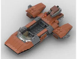Orange Sorosuub Hover Speeder