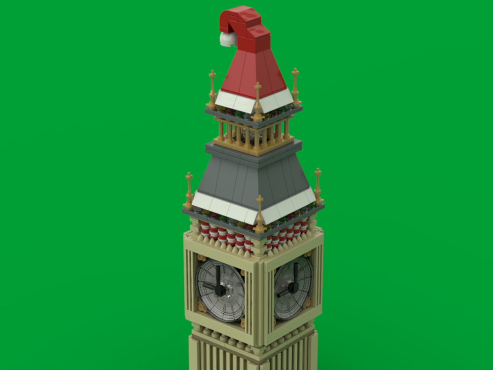 Lego Big Ben Christmas modification