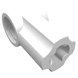 Technic Axle and Pin Connector Angled #1 / White