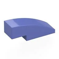 Brick Curved 3 x 1 No Studs / Blue Violet