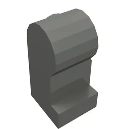 Leg, Right / Dark Bluish Gray
