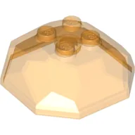 Rock Boulder 4 x 4, Top / Trans-Orange