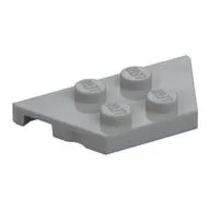 Wedge Plate 2 x 4 / Light Bluish Gray