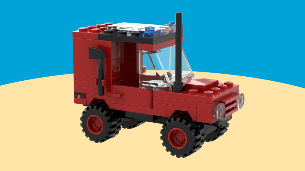 LEGO Classic Town: Fire Truck (Reimagined based on Police Truck 6386)