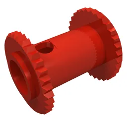 String Reel 2 x 2 Winch Drum / Red
