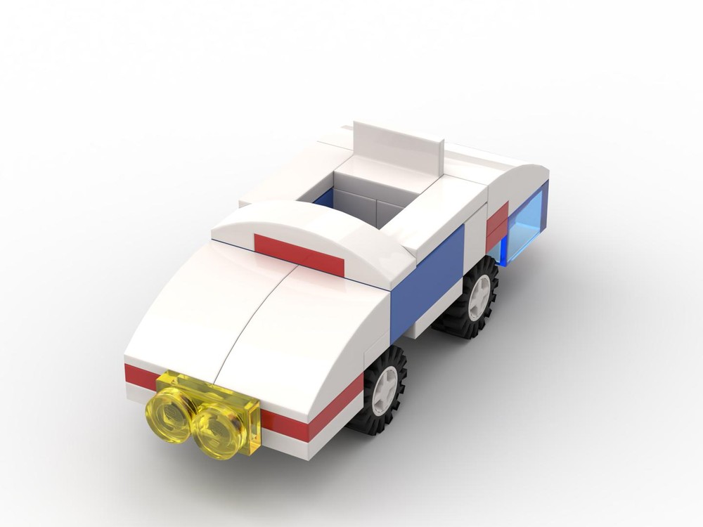 Lego Mondrian Art Police Car