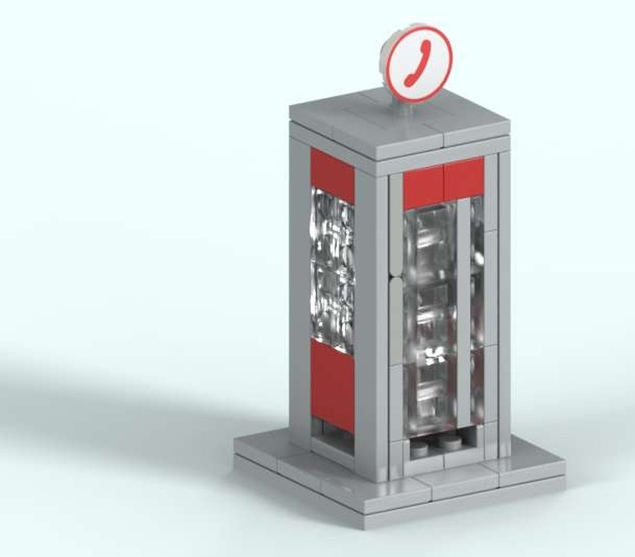 Lego Italian Telecom Phone Box