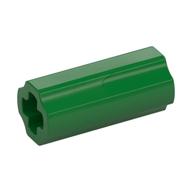 Lego Technic Axle Connector Smooth [with x Hole + Orientation] / Green