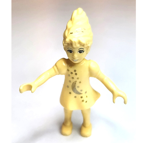 Lego Belville Fairy with Moon Print / Light Yellow