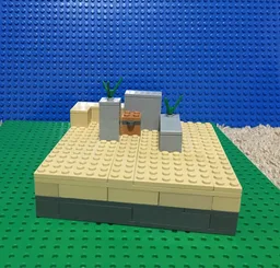 Warm ocean ruins