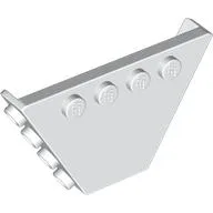Panel, Trapezoid, Tipper End Flat without Pins / White
