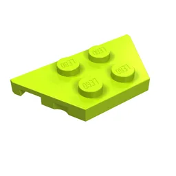 Wedge Plate 2 x 4 / Lime