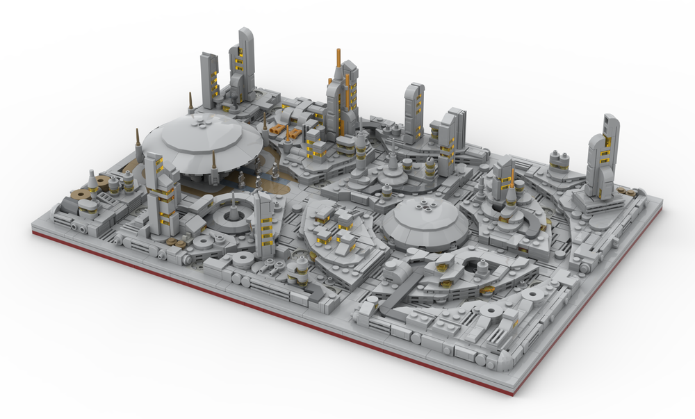 Lego Coruscant Diorama
