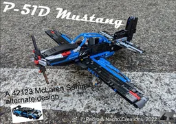 P-51D Mustang (42123 McLaren Senna GTR)