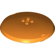 Pod, Top Cap 9 x 9 x 1 1/3 X-Pod / Orange