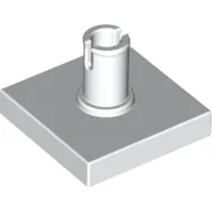Tile Special 2 x 2 with Top Pin / White