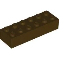 Brick 2 x 6 / Dark Brown
