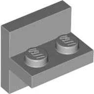 Bracket 2 x 2 with 1 x 2 Vertical Studs / Light Bluish Gray