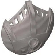 Large Figure Shield 5 x 5 with 3 Top Fins / Pearl Light Gray