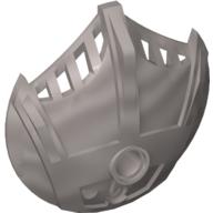 Lego Large Figure Shield 5 x 5 with 3 Top Fins / Pearl Light Gray