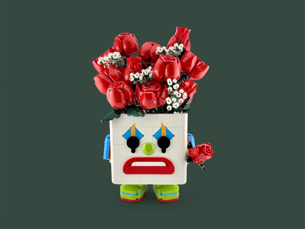 Lego Mega Clown Plants (Vase/Plant Pot)