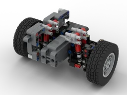 13 stud front axle with PU steering and suspension