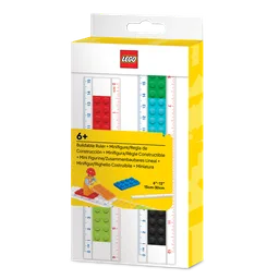 Buildable Ruler with Construction Worker Minifigure