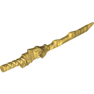 Lego Weapon Sword Katana with Dragon Guard (The Sword of Fire) / Pearl Gold